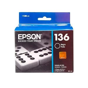 Tinta Epson T136126-AL WorkForce Negro Original K101 / K301