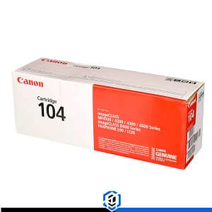 Tóner Canon 104 Negro 100, 120, Original 2000 paginas