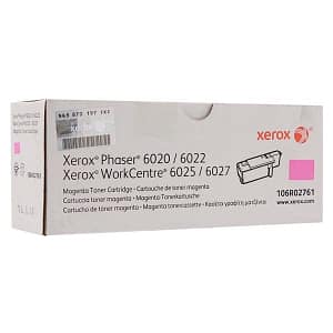 Toner Xerox 106R02761 Magenta ph 6020, wc 6027 1,000 pág