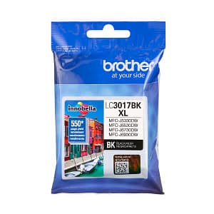 Tinta Brother LC-3017BK Black MFCJ5330DW 550 páginas
