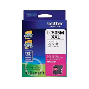 Tinta Brother LC-505M Magenta DCPJ100 / 105 / 1300 páginas