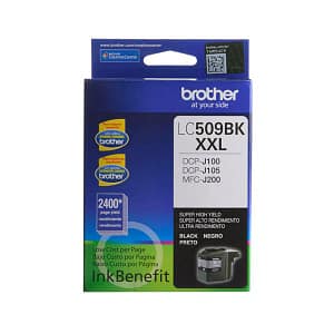 Tinta Brother LC-509BK Black DCPJ100 / 105 / 2,400 páginas