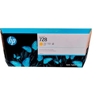 Tinta HP 728A Yellow F9K15A 300ml Original T730 e T830