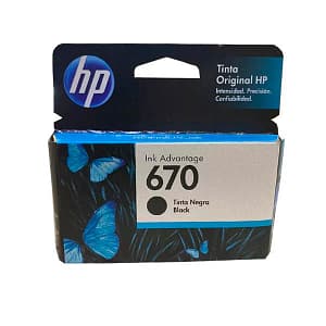 Tinta HP CZ113AL (670) Negro 250 paginas Original