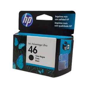 Tinta HP CZ637AL Negro 1500pag Cartucho Tinta HP 46 Negro