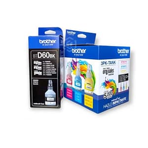 Kit Tintas Brother bt-5001 colores btd-60Bk negro Original