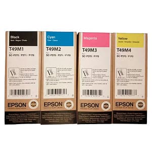 Kit Tinta Epson T49M SureColor F170 / F570 / F571 140ml