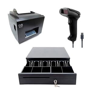Kit de Facturación Impresora térmica 80mm, Escaner Codigo