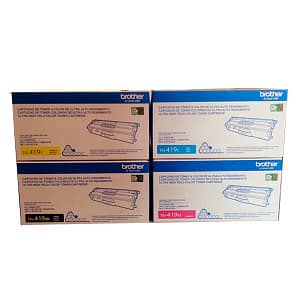 Kit Tóner Brother TN-419 Yellow, Magenta, Black, Cian