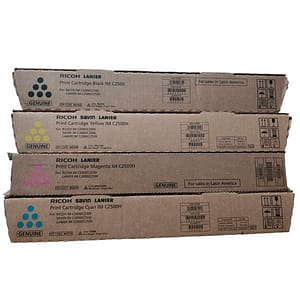 Kit Tóner Ricoh im c2000, c2500 Negro, Cian, Magenta, Yellow