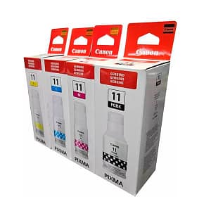 Kit Tinta Canon GI-11 Black, Magenta, Cyan, Yellow Original