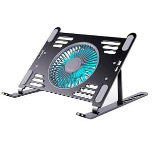 Soporte Para Portátil Con Ventilador eléctrico Tres en 1