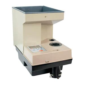 Contadora De Monedas Novo 100C Con Tolva Metálica