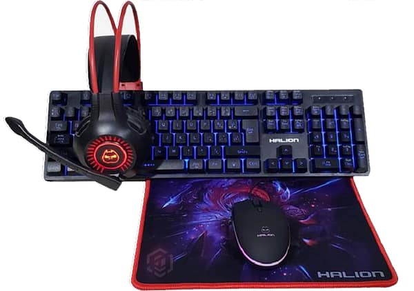 Combo Gamer Halión 4 en 1 Combo Gamer Halión 4 en 1