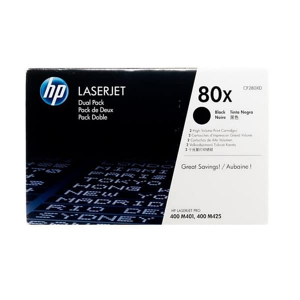 Toner HP CF280XD 80xd Tóner HP CF280XD