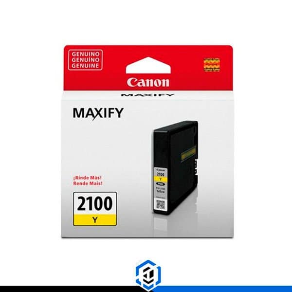 tinta-canon-pgi-2100-yellow-mb5310 Tinta Canon PGI-2100 Yellow 9.6ml. Maxify mb5310, ib4010