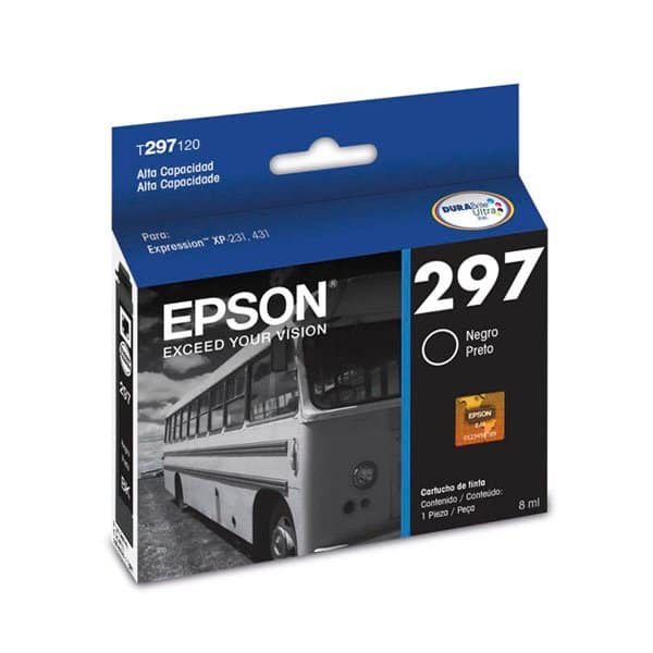 tinta-epson-t297120-al-para-xp-231-431-black Tinta Epson T297120-AL para xp-231 Black Original 300 pag