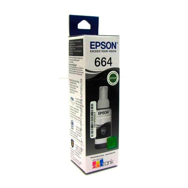 tinta-epson-t664120-negro-l210-l355 Tinta Epson T664120 Negro 70 ml Botella para Epson EcoTank