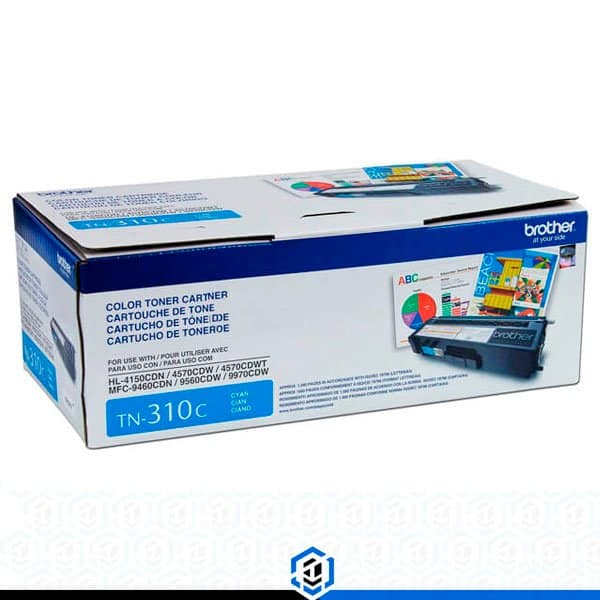 tóner-brother-tn-310c-cyan-hl-4570 Tóner Brother TN-310C Cian HL-4570, MFC-9970CDW 1.5k