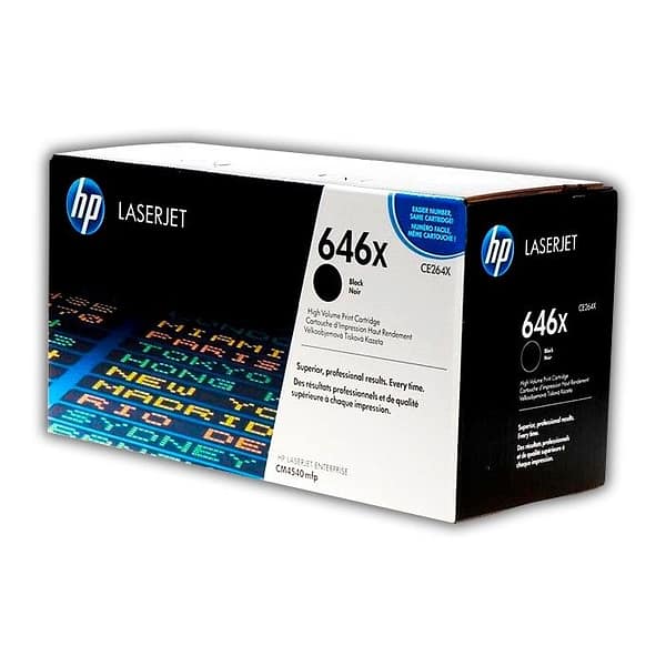 toner-hp-ce264x-646x-l-j-cm4540-negro-17kpg Toner HP CE264X Negro Tóner HP 646x ce264x Negro original