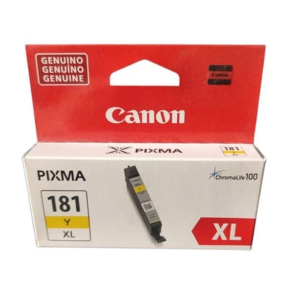 tinta-canon-cli-181xl-yellow-ts6110 Tinta Canon CLI-181XL Yellow 8.3ml. Pixma ts6110, ts701