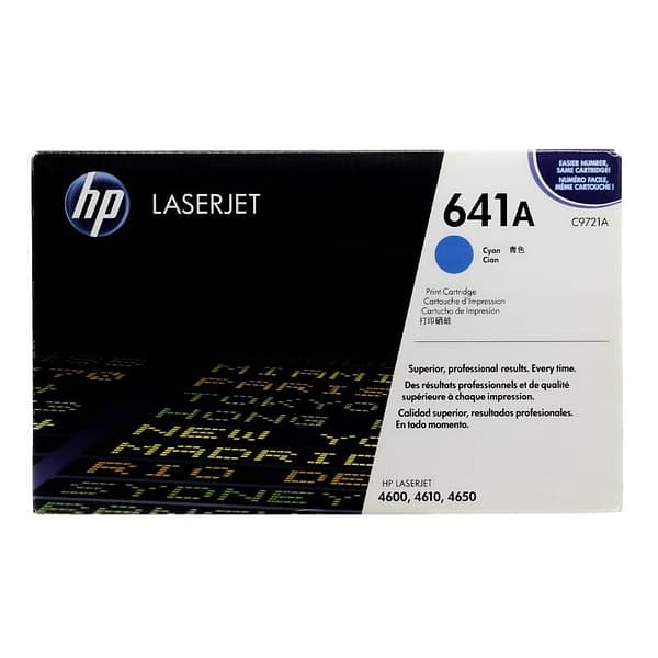 Toner HP C9721A (641a) Tóner HP C9721A