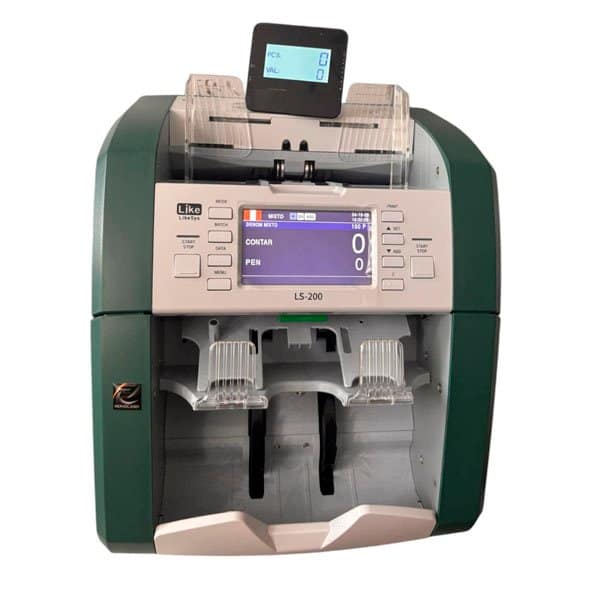 ls-200-clasificadora-de-billetes LS 200 Clasificadora de Billetes Premium Incluido Base