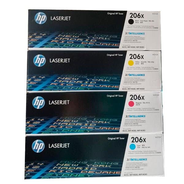Tóner HP 206X Pack Cyan, Magenta, Yellow, Black original