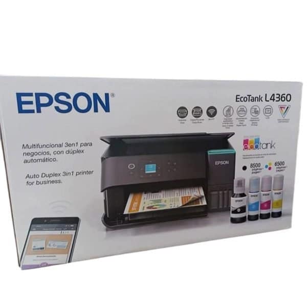 impresora-epson-ecotank-l4360 Impresora Epson Ecotank L4360 Multifuncional Wifi Duplex